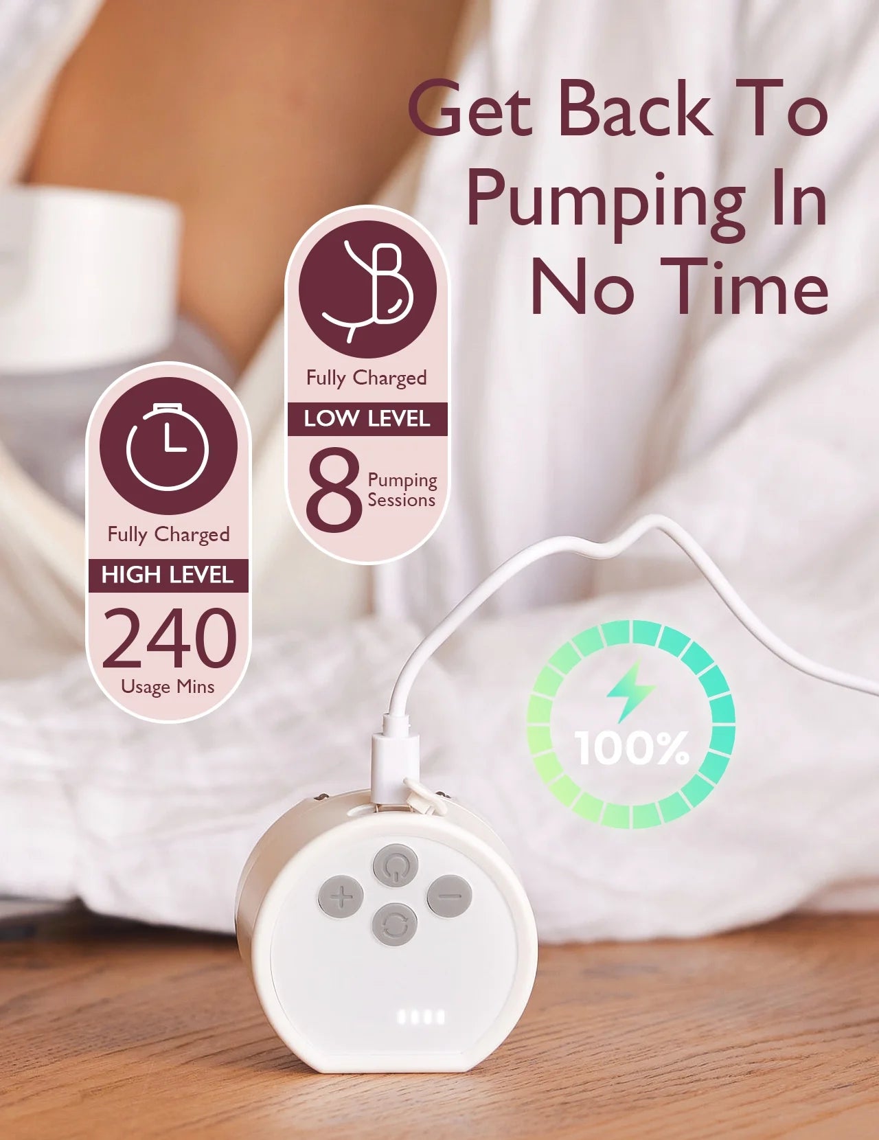 FreeFlow™ Hands Free Electric Breast Pump Electric