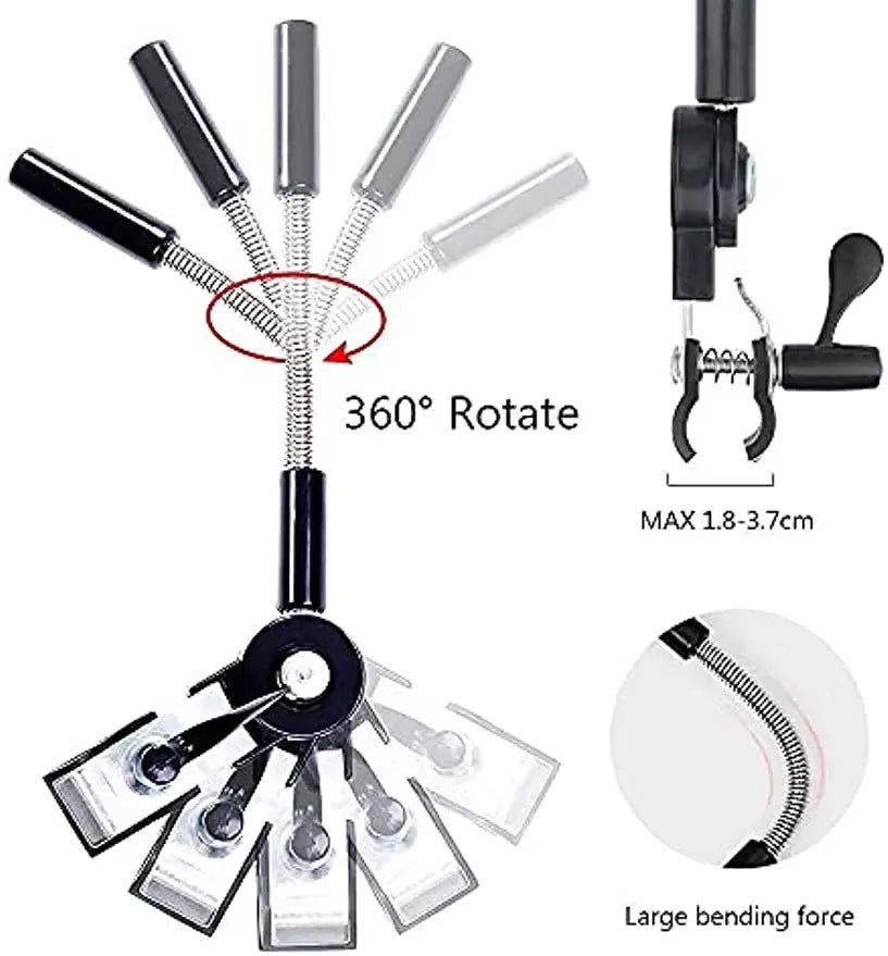 BreezeCover™Stroller Umbrella with Clamp 360 Degree Adjustable UV Protection 