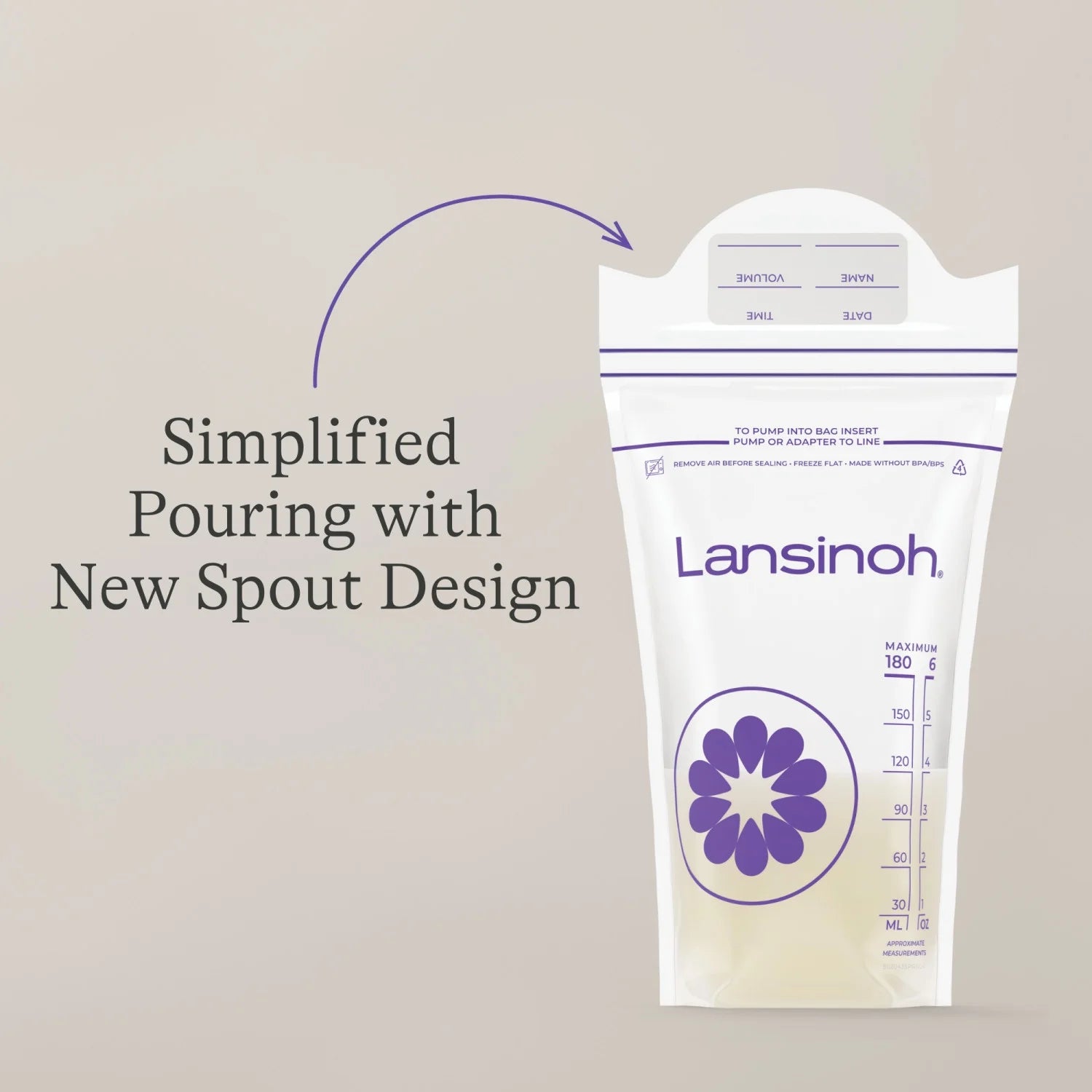 Little Nourish™Breast milk Storage Bags, Fast Freeze and Thaw