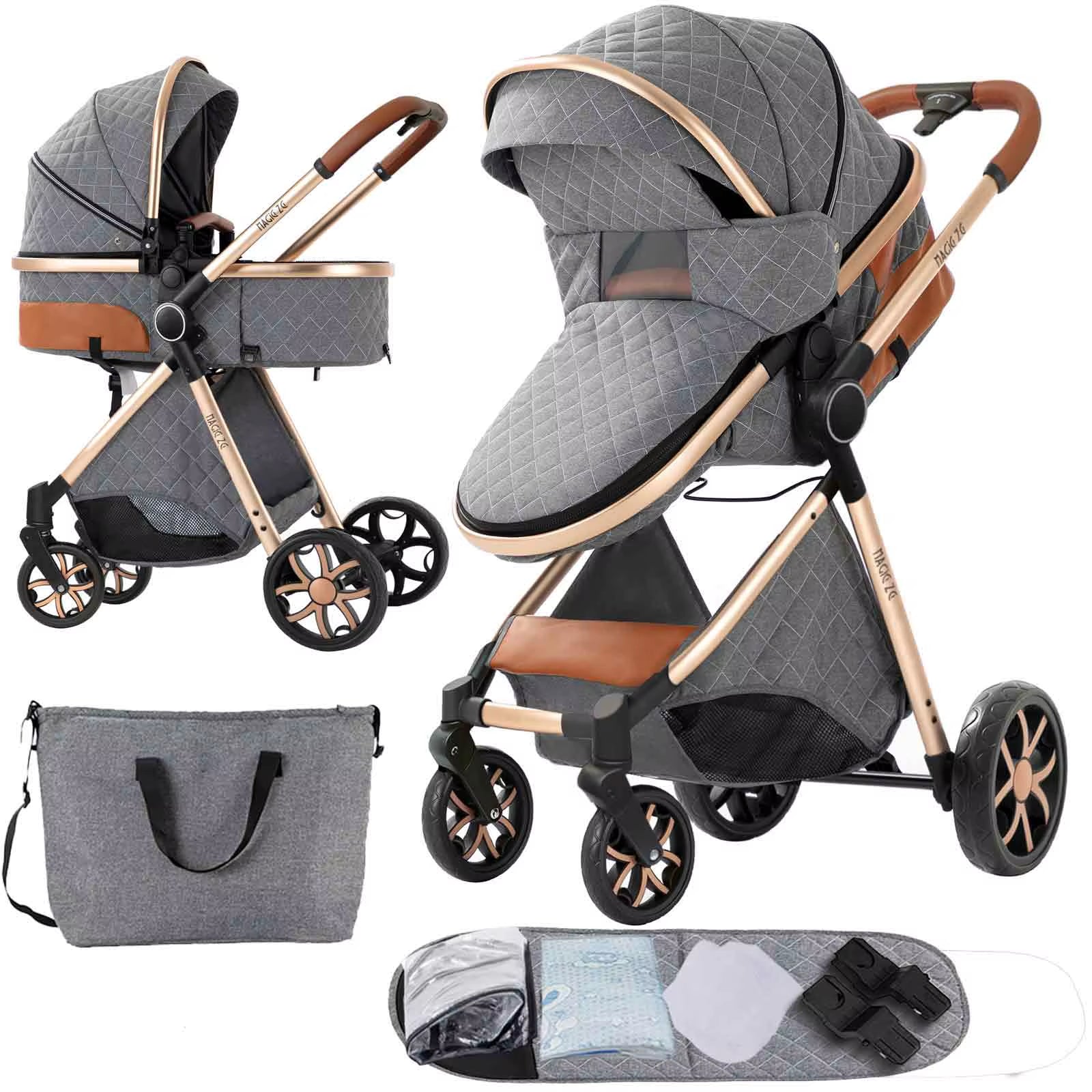 GentleSteps™Stroller, 3 in 1 for Newborns