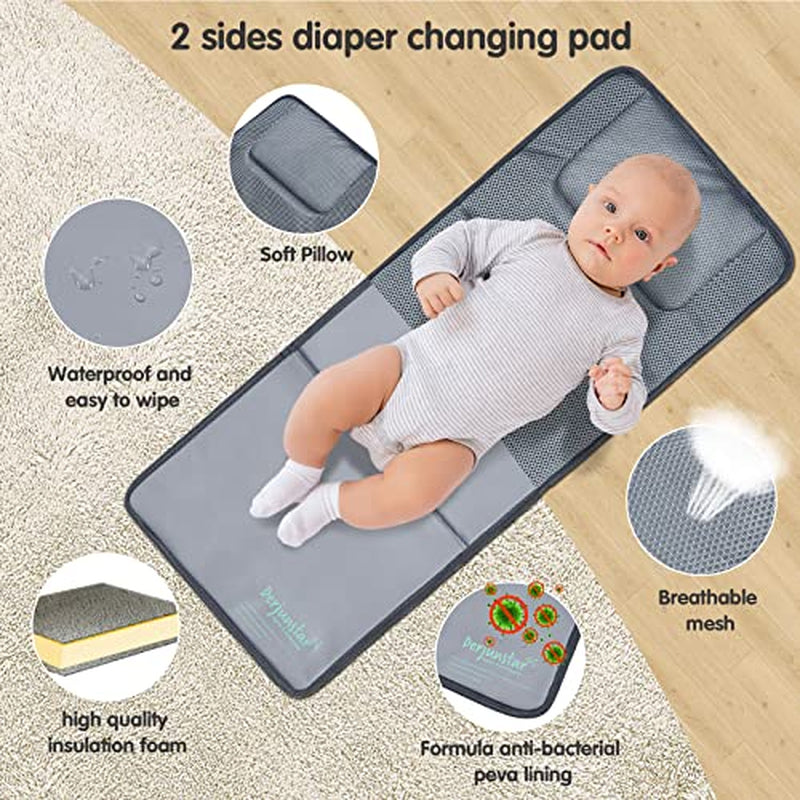 Little Essentials™Diaper Bag Backpack with Portable Diaper Pad