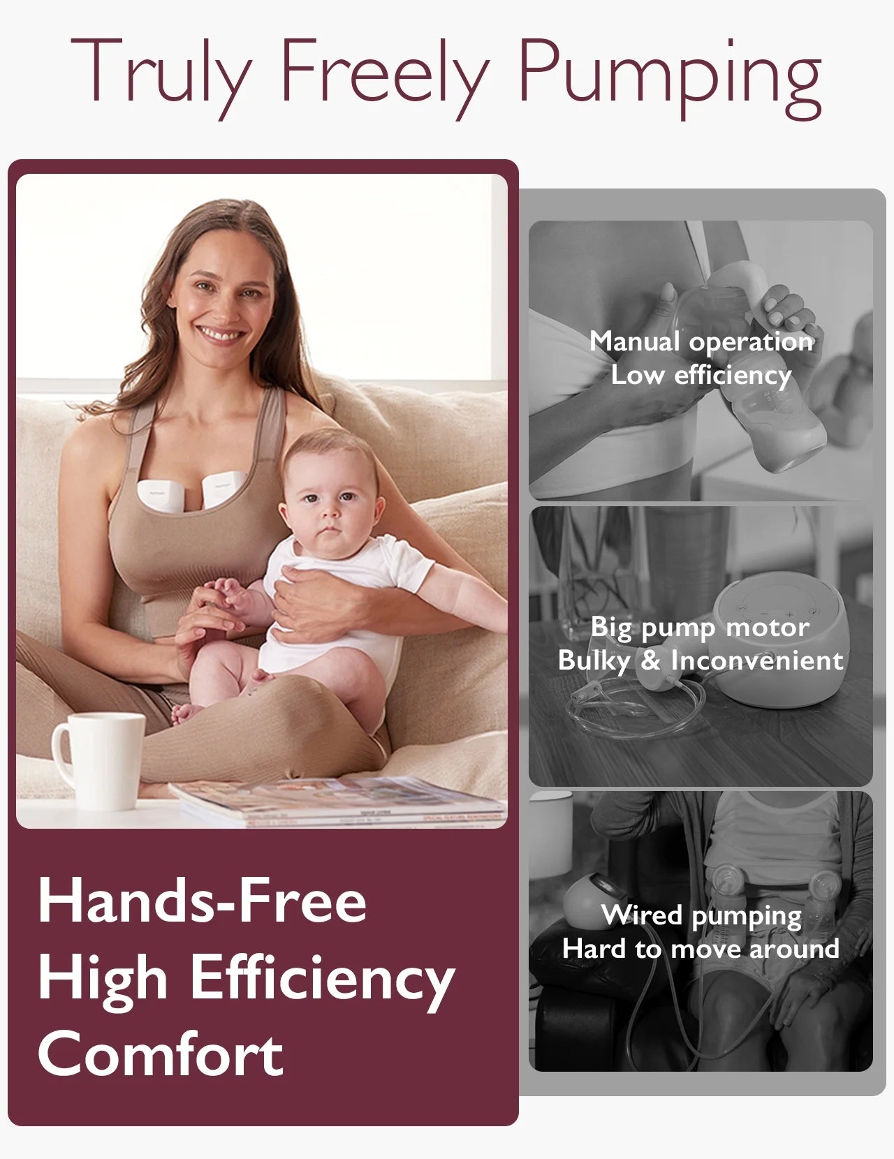 FreeFlow™ Hands Free Electric Breast Pump Electric