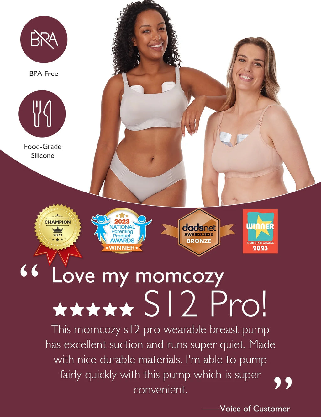 FreeFlow™ Hands Free Electric Breast Pump Electric