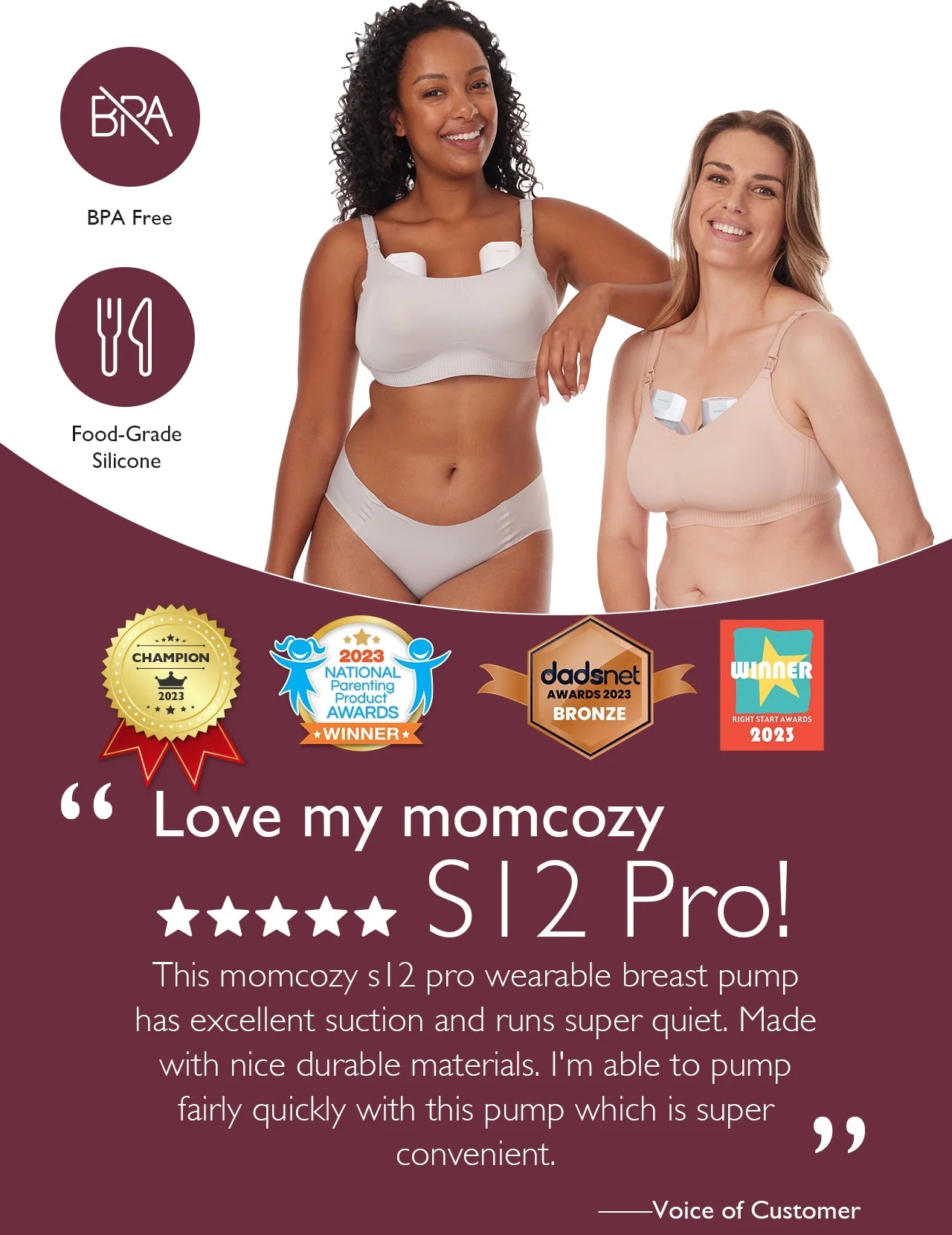 FreeFlow™ Hands Free Electric Breast Pump Electric