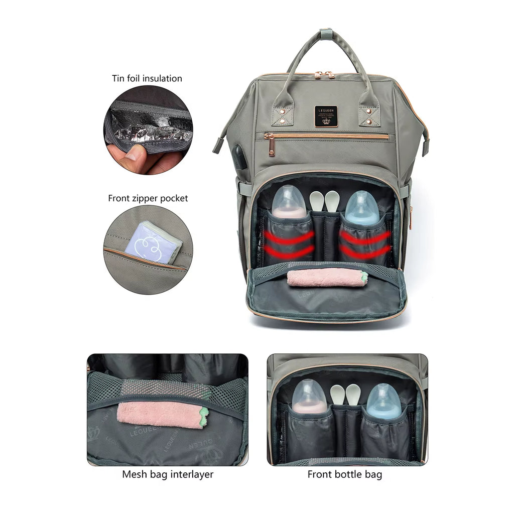 On-the-Go™Baby Diaper Bag Backpack 