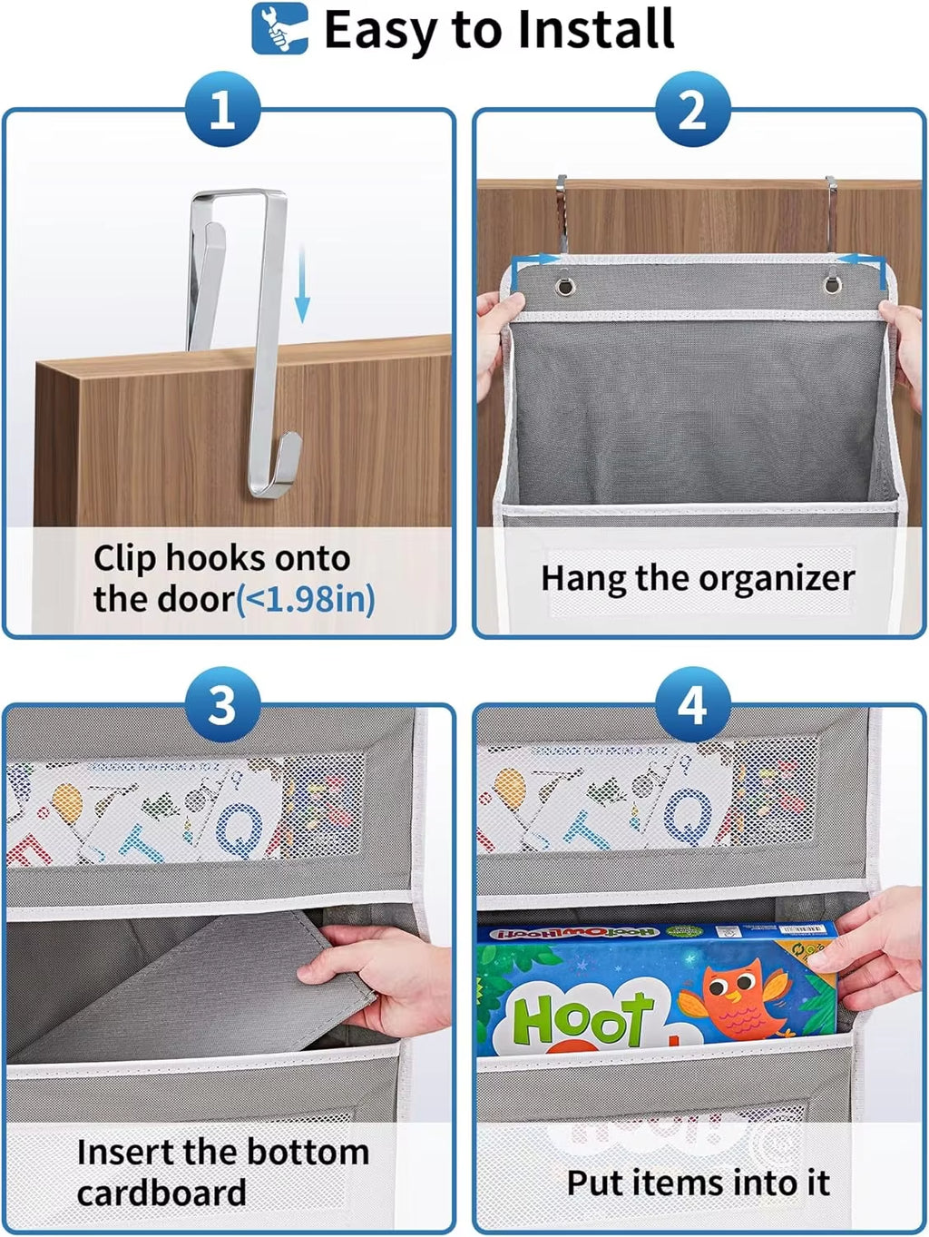 Simple Maid™Over the Door Organizer Storage 
