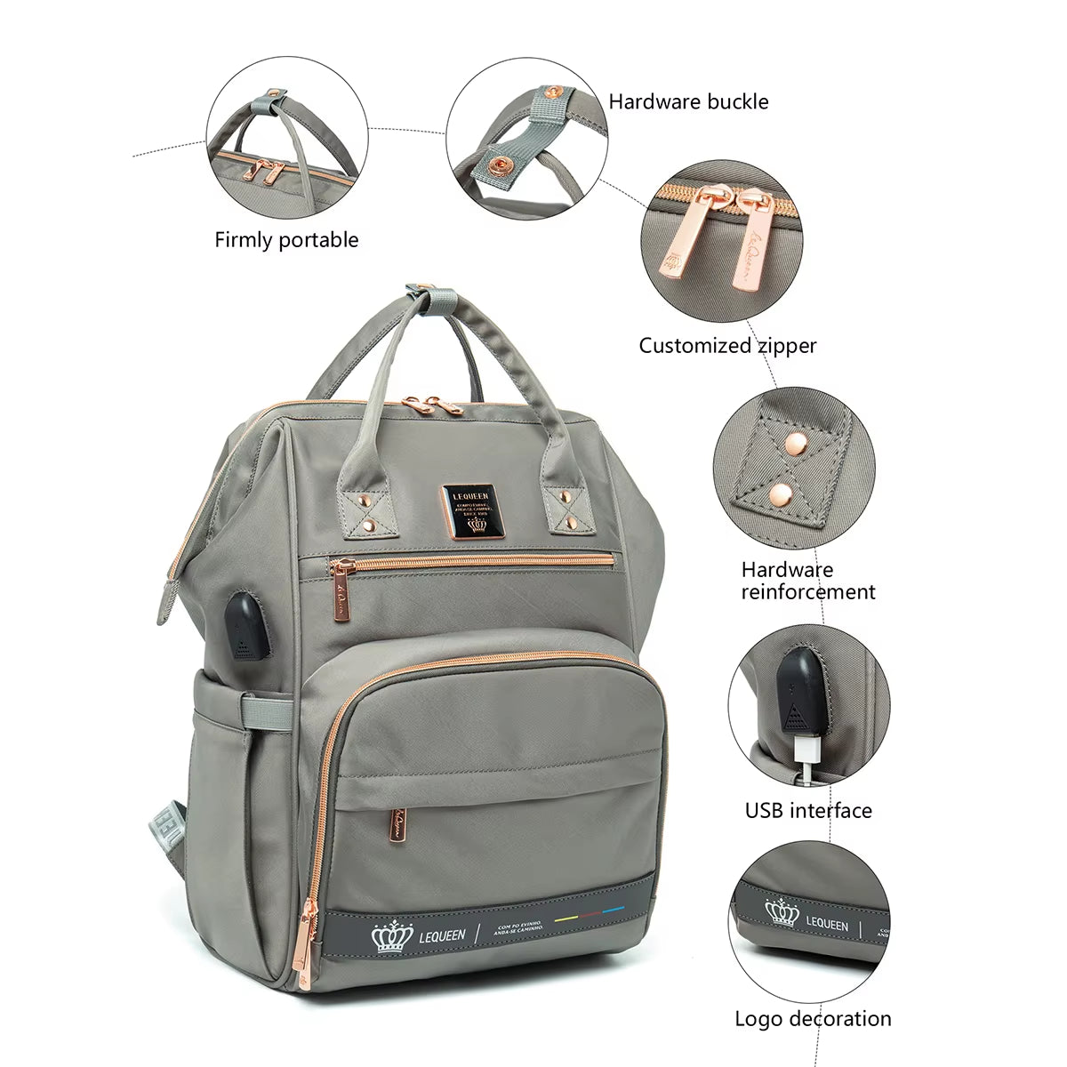 On-the-Go™Baby Diaper Bag Backpack 