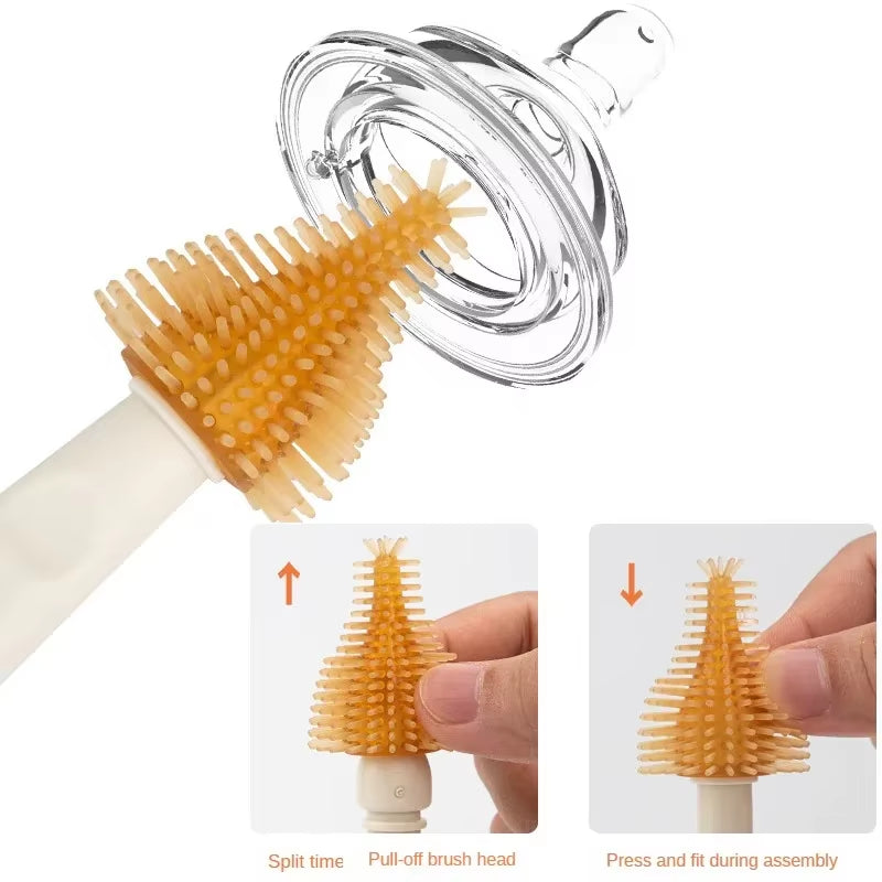 PureCare™Baby Bottle Cleaner Brush Set Travel Size 