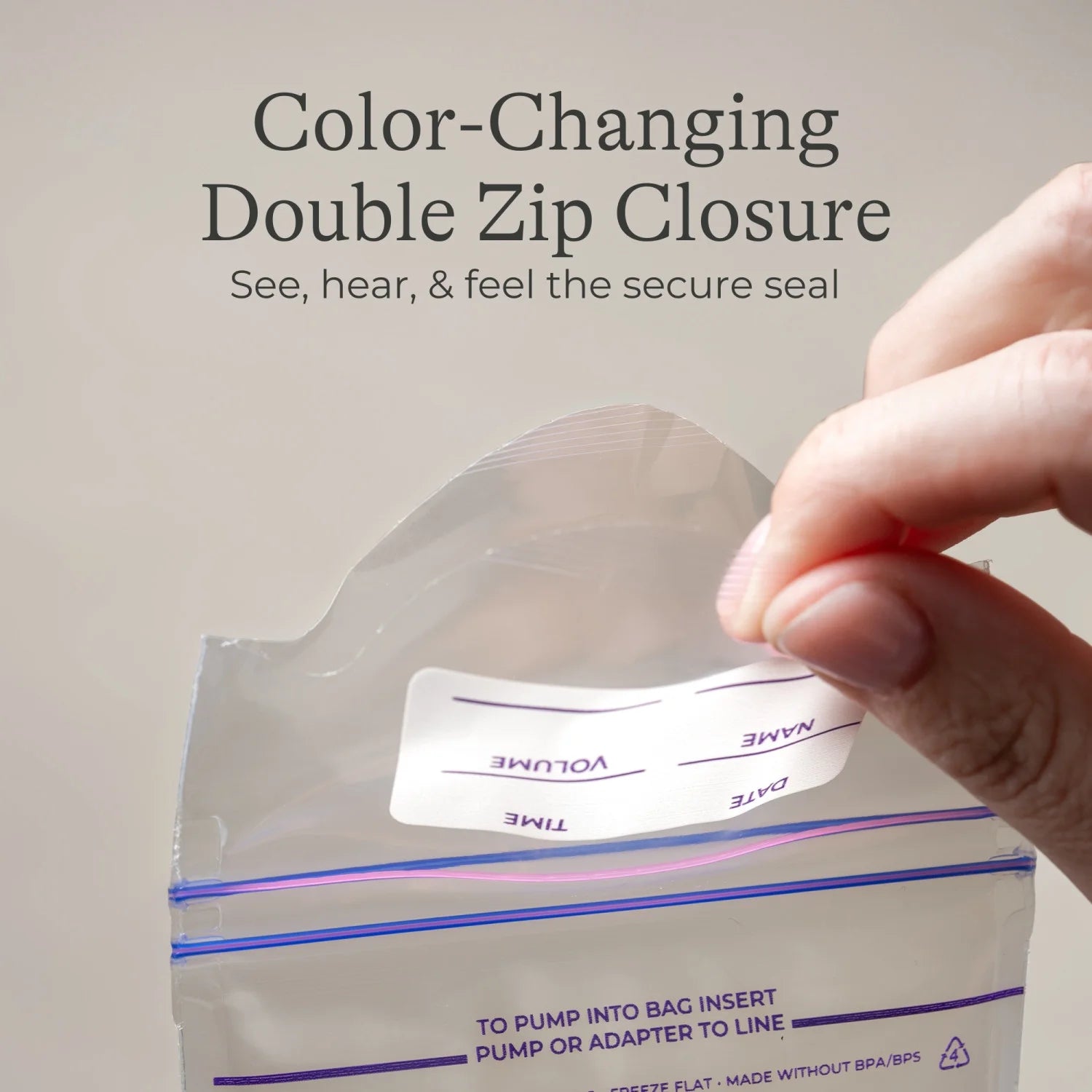 Little Nourish™Breast milk Storage Bags, Fast Freeze and Thaw