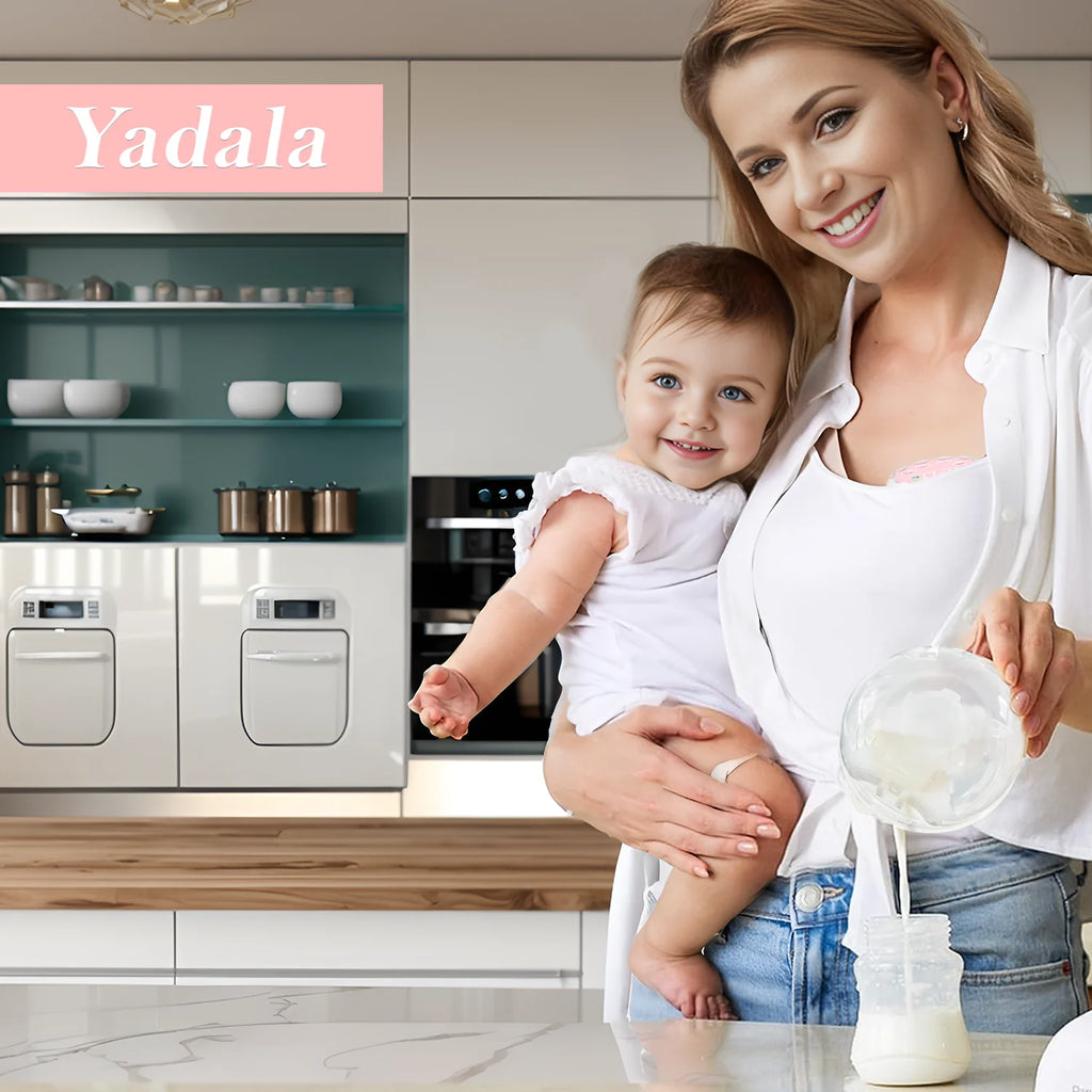 ComfortFit™Breast Pump, Hands Free Portable Electric with 4 Modes & 12 Levels